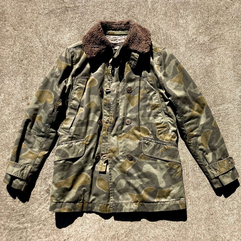 Pretty Green Parbrook Camo Parka Small